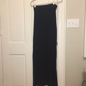 Plain Black maxi skirt